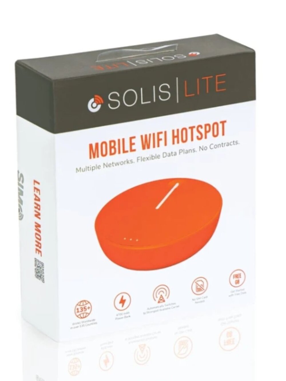 Mobile Solis Lite Hotspot & Power Bank with Lifetime Data